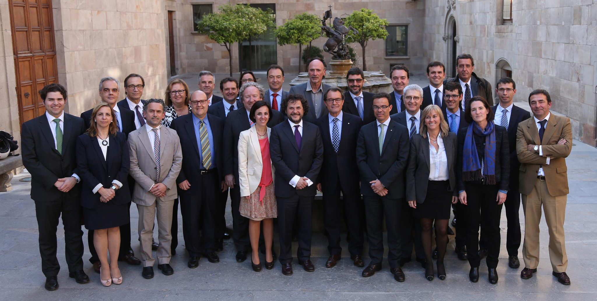 Visita AEDAF al Presidente de la Generalitat de Catalunya